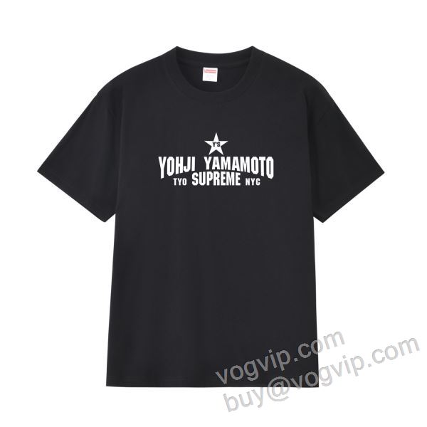 超限定即完売 シュプリームブランドコピー 2026最新入荷 SUPNXZ023 半袖Tシャツ 4色可選 Supreme x Y&rsquo;s by Yohji Yamamoto Star Tee