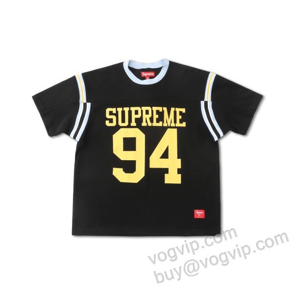争奪戦必至 シュプリームブランドスーパーコピー Supreme Split S/S Football Top SUPNXZ032 野球半袖Tシャツ 2色可選 2026爆買い新作