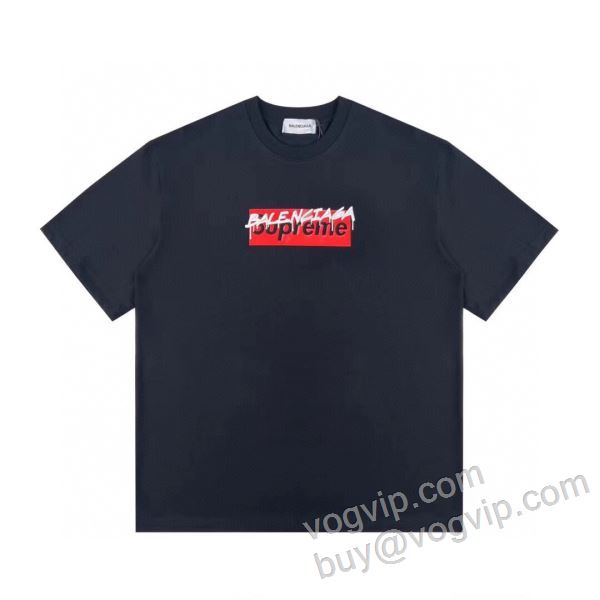 2026大特価！ シュプリームコピー Supreme X BALENCIAGA SUPNXZ036 半袖Tシャツ 3色可選 大人気アイテム！入手困難