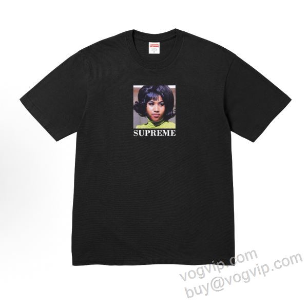 大人キレイに仕立てる シュプリームブランドコピー Supreme SS26 Aretha Tee SUPNXZ059 半袖Tシャツ 6色可選