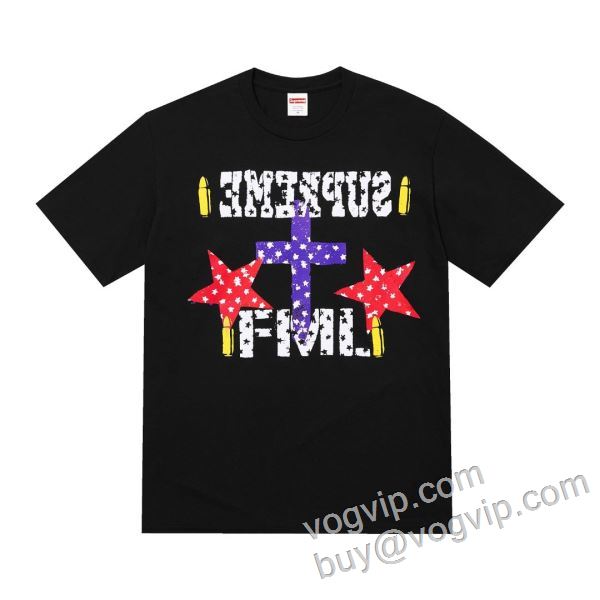 今話題の最新作 シュプリームスーパーコピー 2026お得100%新品 半袖Tシャツ 2色可選