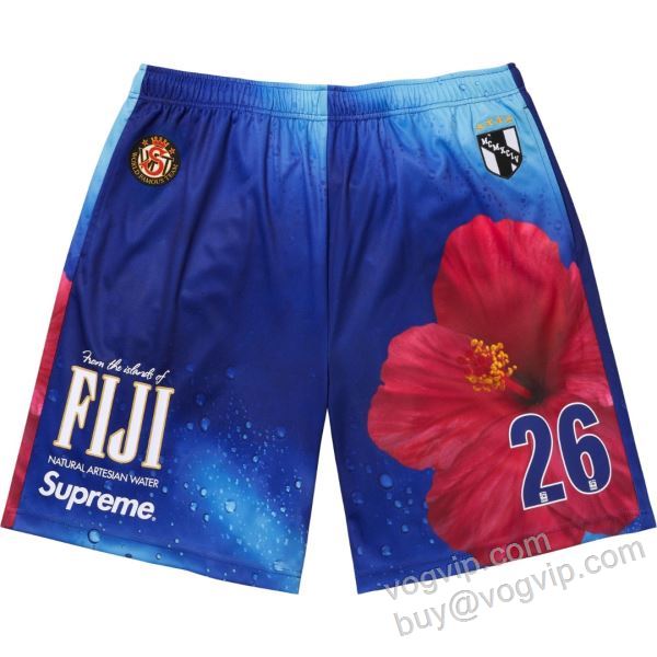シュプリームコピー Supreme X FIJI Soccer Short 2026高級品 通販 SUPNZK012 ショートパンツ ビーチパンツ