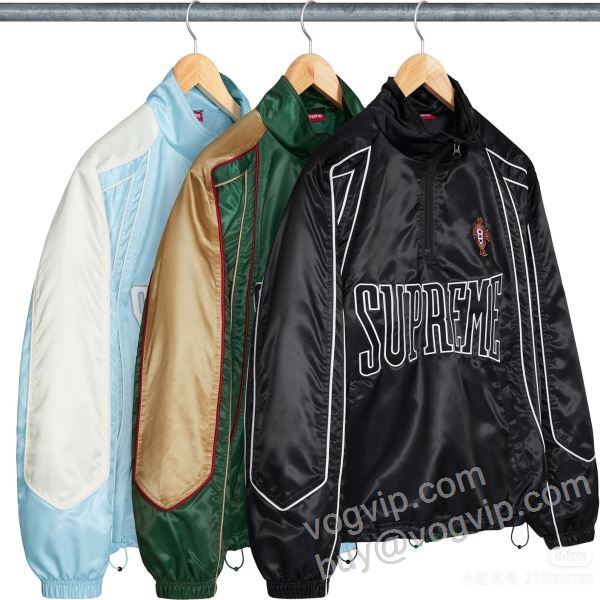 おしゃれに絶大な人気の シュプリーム偽物ブランド Supreme Satin Piping Pullover 2026人気セール高品質 SUPWT008 ブルゾン 3色可選