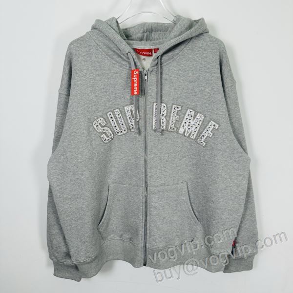 もっとも高い人気を誇る SUPREME x B.B.SIMON ZIP UP HOODED 2026春夏季超人気 SUPWT016 シュプリームブランド 偽物 通販 パーカー ブルゾン 4色可選