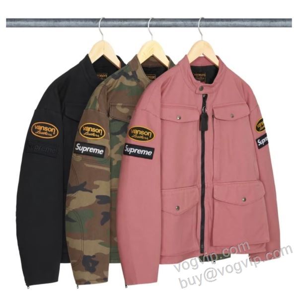 人気新品★超特価★ Supreme X Vanson Leathers x Cordura Jacket 2026驚きの破格値爆買い SUPWT025 シュプリームスーパーコピー 激安 デニムジャケット ジャケット、上着 3色可選
