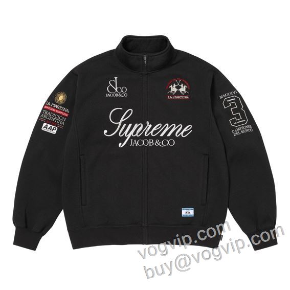 Supreme X La Martina Zip Up Sweatshirt 2026数量限定爆買い シュプリームスーパーコピー ブルゾン パーカー 2色可選