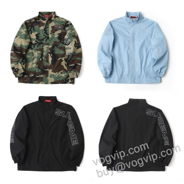 耐久性のある シュプリーム Supreme Spellout Embroidered Ripstop Track Jacket SUPWT085 ブルゾン ジャケット、上着 3色可選 VOGブランドスーパーコピー