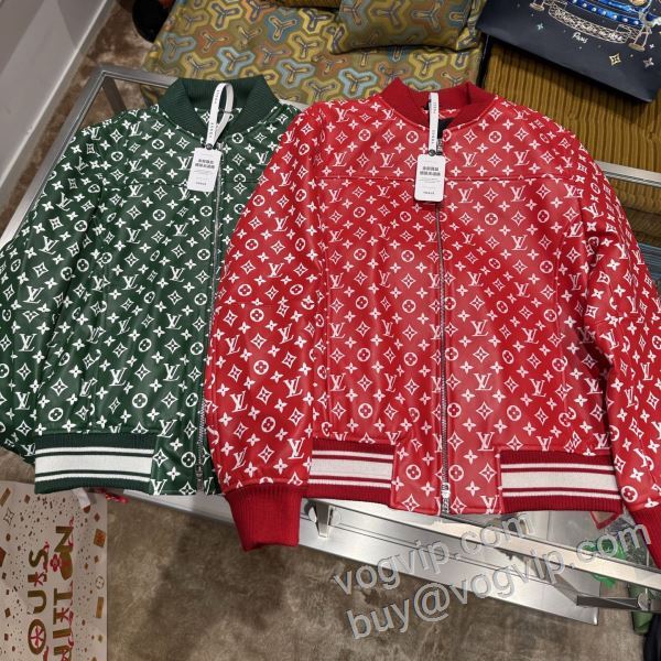 シュプリームコピー 商品 販売 2026HOT本物保証 SUPWT094 革ジャケット 2色可選 Louis Vuitton x Supreme 可愛く上品な雰囲気