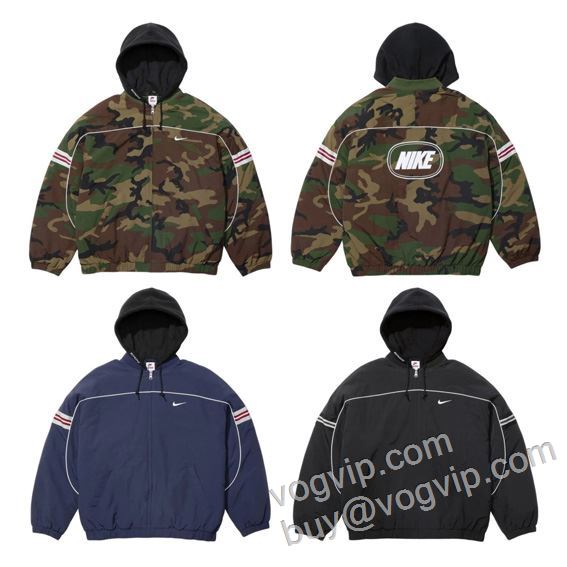 変わらない人気を誇る シュプリーム ブルゾン ジャケット、上着 3色可選 Supreme X N1ke FW26 Nylon Hooded Jacket SUPWT095 最大級ブランドコピー通販優良店