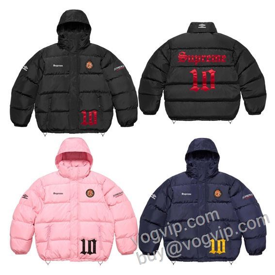 2026お買い得新品 シュプリームコピー 早くも完売している Supreme Umbro Down Puffer Jacket SUPWT100 ダウンジャケット 3色可選