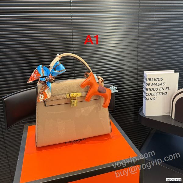 2026品質保証定番人気 エルメス HERMESブランドコピー WBAGHE044 レディースバッグ ハンドバッグ 多色選択可 ムダな装飾を排したデザイン