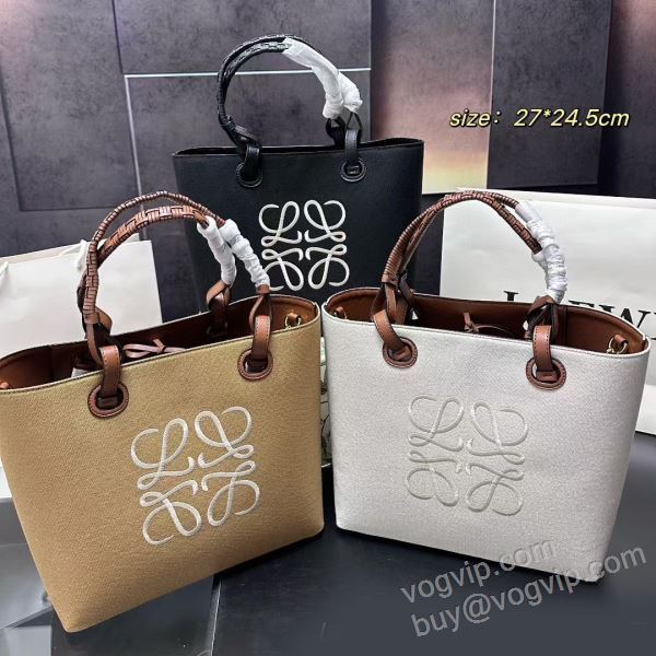 争奪戦必至 ロエベ ブランド 偽物 通販 2026春夏季超人気 WBAGLOE005 レディースバッグ ハンドバッグ 3色可選