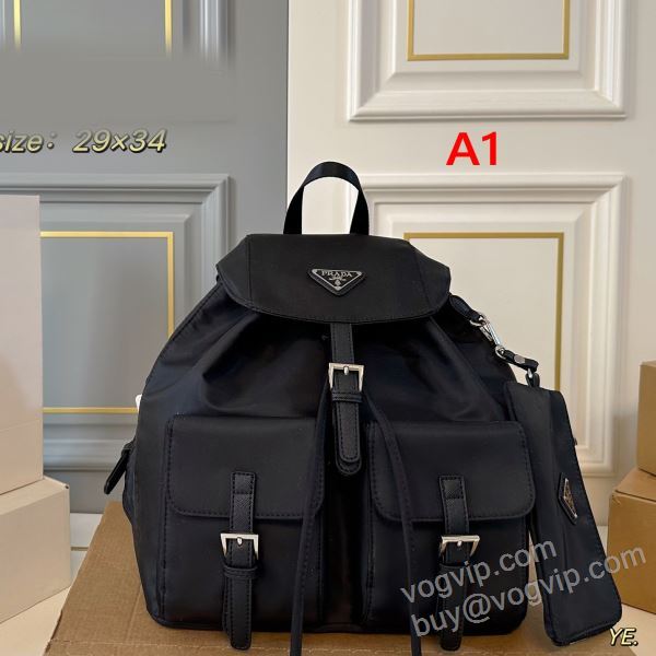 リュック、バックパック プラダ コピー ブランド 2026驚きの破格値大人気 WBAGPR040 レディースバッグ 3色可選 長く愛用できる