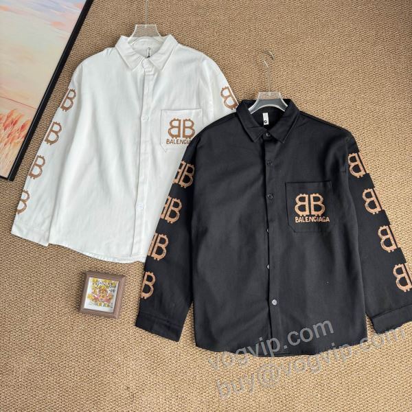 希少価値大！ バレンシアガ コピーブランド WTBAL007 長袖シャツ ブルゾン 2色可選 2026春夏季超人気