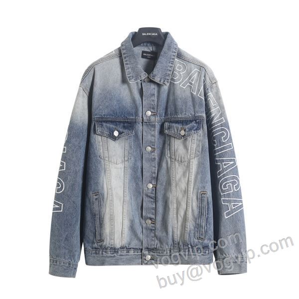 デニムジャケット バレンシアガ 偽物ブランド 2026春夏季超人気 WTBAL008 上下セット 高品質 人気