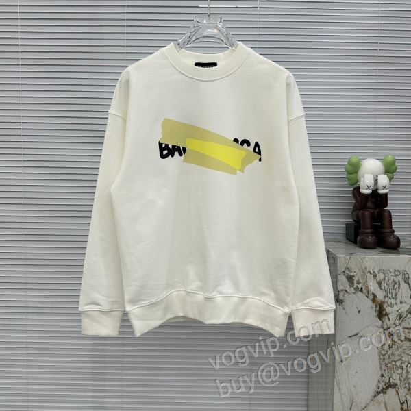 バレンシアガ BALENCIAGAコピー ブランド WTBAL015 上品上質 プルオーバーパーカー 2色可選 2026お買い得豊富な