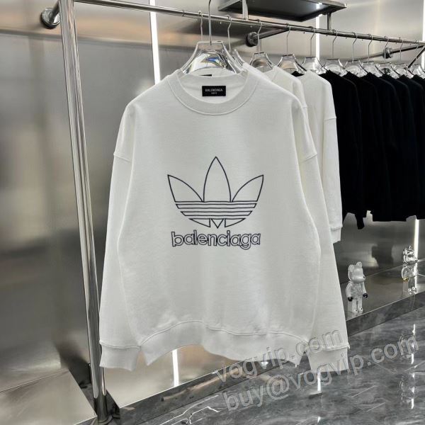 プルオーバーパーカー バレンシアガ BALENCIAGA偽物ブランド 2026超激得新品 WTBAL019 2色可選 海外セレブ愛用