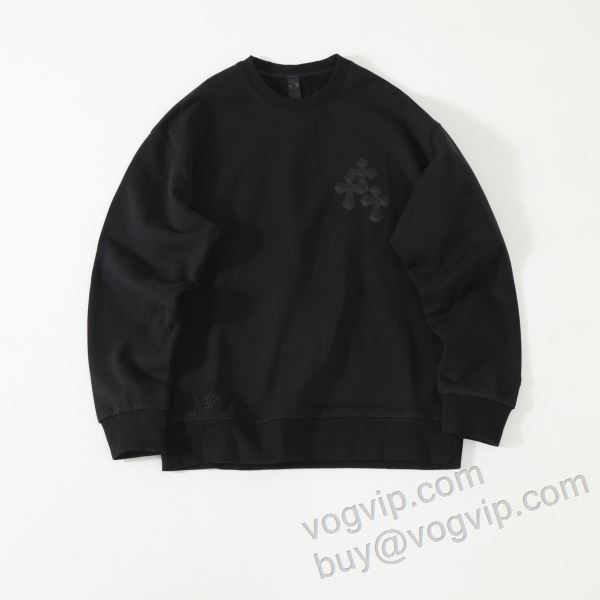 CHROME HEARTSブランドコピー 2026新商品！ WTCHR012 クロムハーツ プルオーバーパーカー 首胸ロゴ