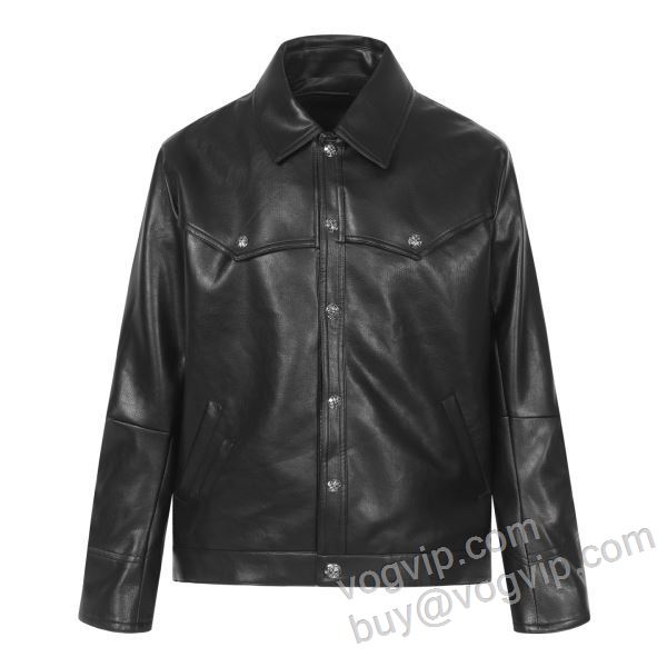 大人のおしゃれに クロムハーツ CHROME HEARTSブランドコピー WTCHR022 ブルゾン 革ジャケット 2026人気セール格安