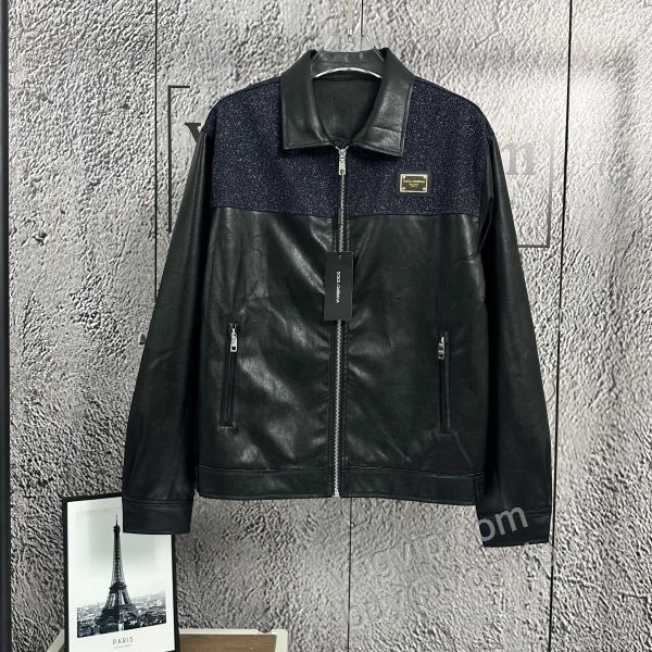 ブルゾン ドルチェ＆ガッバーナ コピーブランド 2026お得本物保証 WTDG007 革ジャケット 海外セレブ愛用