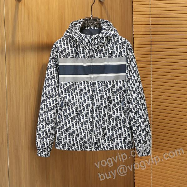 ディオール ブランド 偽物 通販 2026春夏季超人気 WTDIOR005 落ち着いた質感 ブルゾン ジャケット、上着 2色可選