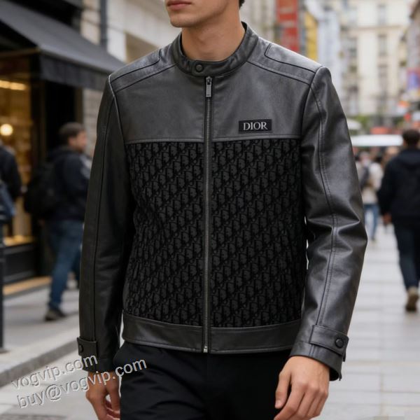 革ジャンパー ジャケット、上着 ディオールコピー ブランド 2026高級品 通販 DIOR067