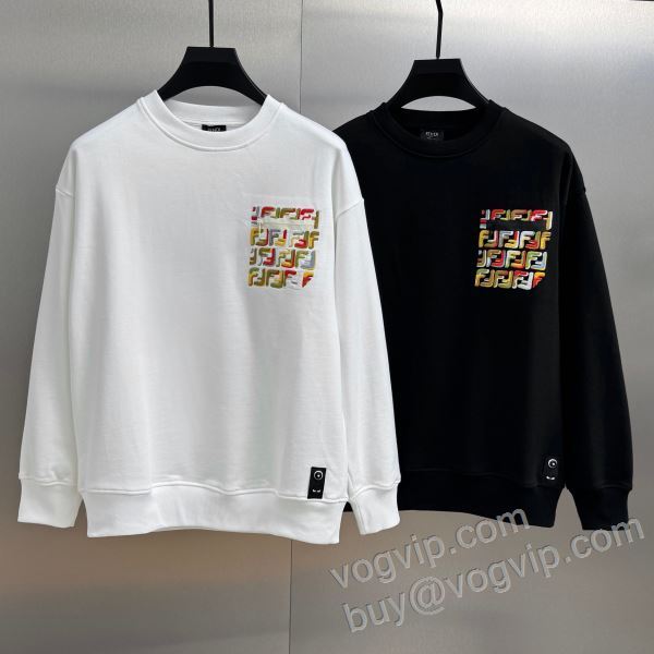 2026最安値セール フェンディ FENDIコピー WTFEN014 一番人気の新作はこれ プルオーバーパーカー 2色可選