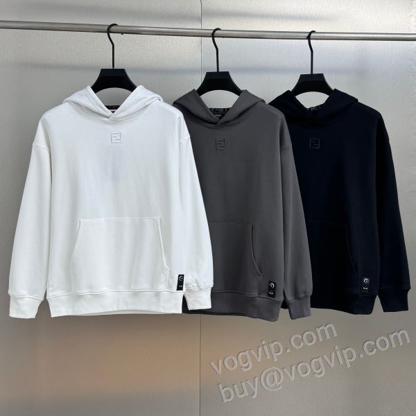 抜群な楽チン感ある大定番 フェンディ FENDIコピー ブランド WTFEN015 パーカー 3色可選 2026最安値セール