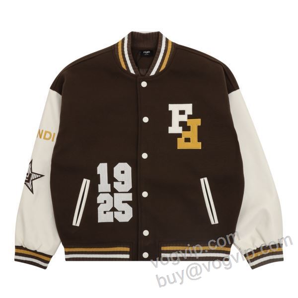 ブルゾン フェンディ FENDIブランド 偽物 通販 2026最安値セール WTFEN016 野球ウェア 日本未入荷モデル