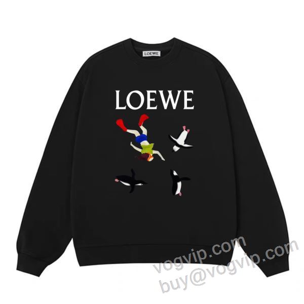 2026お買い得セール ロエベ LOEWEコピーブランド 特別人気感謝SALE WTLOE018 プルオーバーパーカー 2色可選