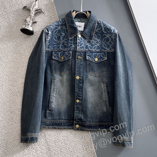 2026お買い得セール ロエベ LOEWEスーパーコピー WTLOE020 デニムジャケット 個性的なデザイン