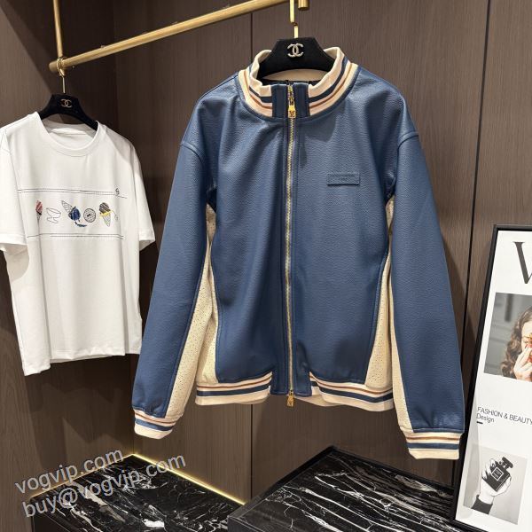 ブルゾン 革ジャケット ルイ ヴィトン偽物ブランド 2026秋冬季新作 LV067