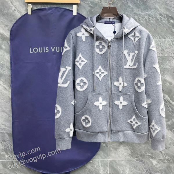 ルイ ヴィトンコピー ブランド LV074 パーカー ジャケット、上着 2色可選 2026数量限定格安