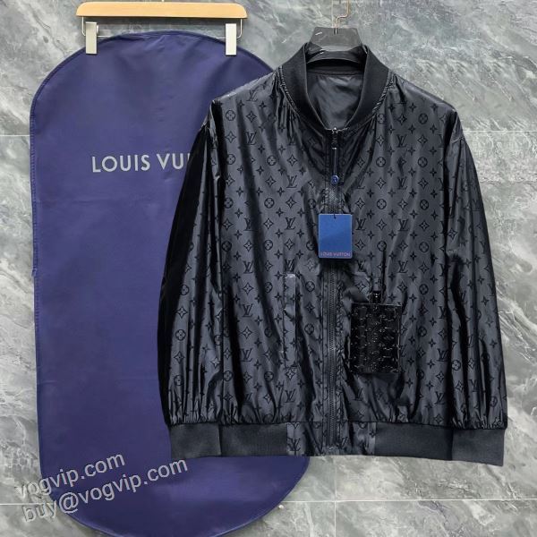 ブルゾン ジャケット、上着 両面可用 ルイ ヴィトンスーパーコピー 2026新品本物 LV079