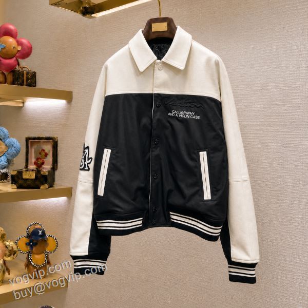 ルイ ヴィトンブランドスーパーコピー 2026最安値高品質 LV080 ブルゾン 革ジャケット