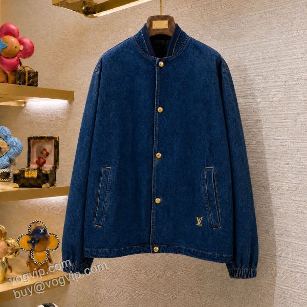 ルイ ヴィトンブランド 偽物 通販 2026高級品 通販 LV116 ブルゾン デニムジャケット