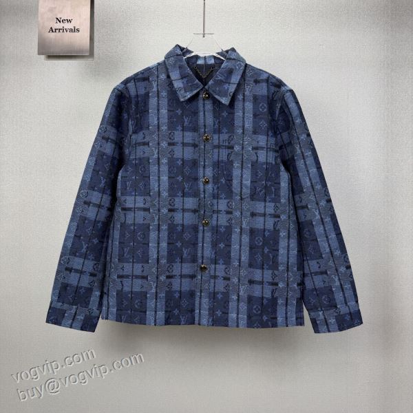 ルイ ヴィトン偽物ブランド ブルゾン デニムジャケット 2026高級品 通販 LV119
