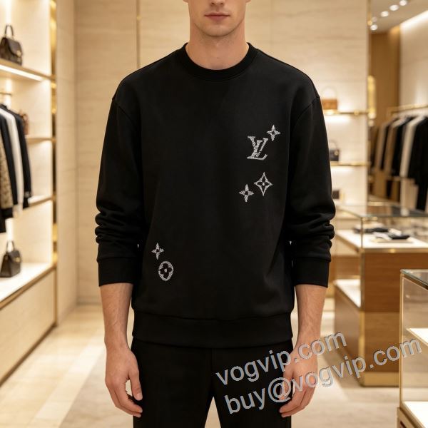 プルオーバーパーカー 2色可選 ルイ ヴィトン LOUIS VUITTON 2026秋冬季超人気 WTLV161 VOGブランドスーパーコピー
