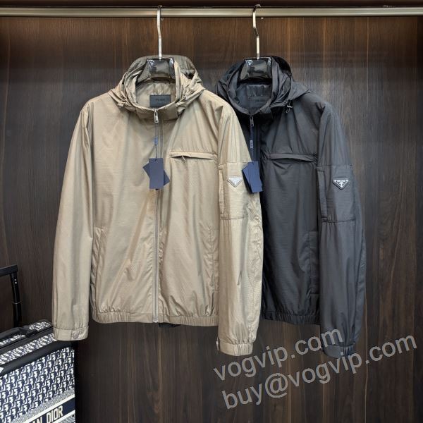 プラダ ブランドコピー 2026最安値新作登場 WTPR001 ブルゾン ジャケット、上着 2色可選 人気雑誌掲載
