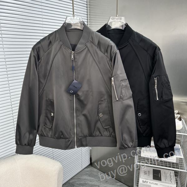 プラダ 偽物ブランド WTPR008 ブルゾン 2026新作入荷人気 ジャケット、上着 2色可選 大人気再登場
