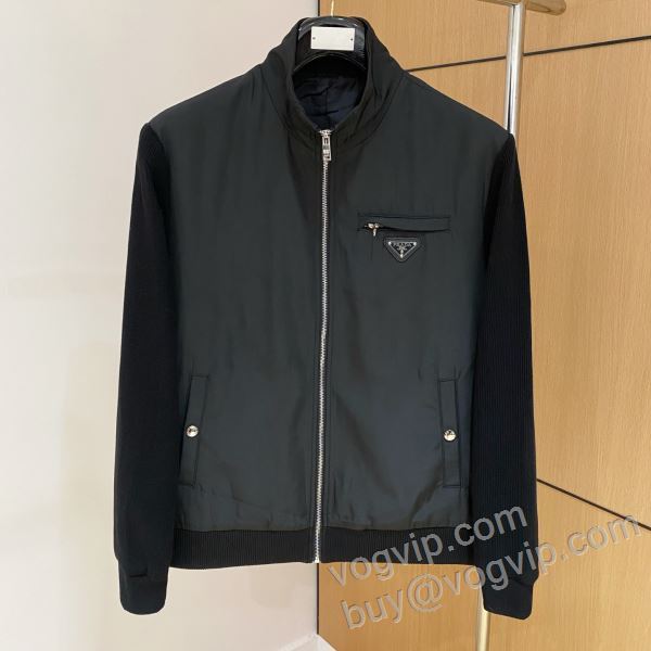 お洒落な存在感 プラダ PRADAスーパーコピー 2026人気定番品質保証 WTPR013 ブルゾン ジャケット、上着