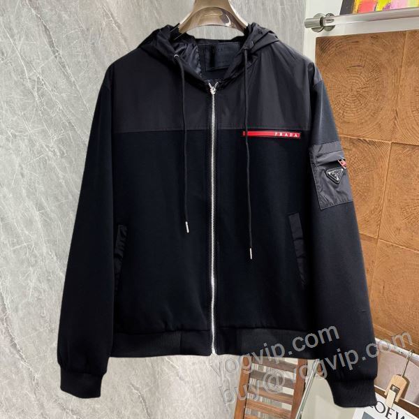 プラダ 2026人気定番品質保証 WTPR015 ブルゾン ジャケット、上着 PRADAコピー ブランド セレブ風