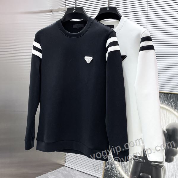 愛らしさ抜群！ PRADAブランドスーパーコピー 2026驚きの破格値大人気 WTPR021 プラダ プルオーバーパーカー 2色可選