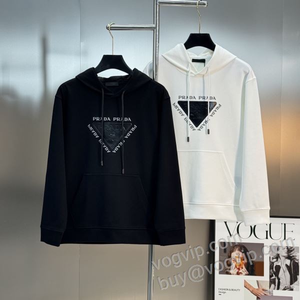 海外限定ライン プラダ スーパーコピー WTPR031 パーカー 2色可選 2026春夏季超人気