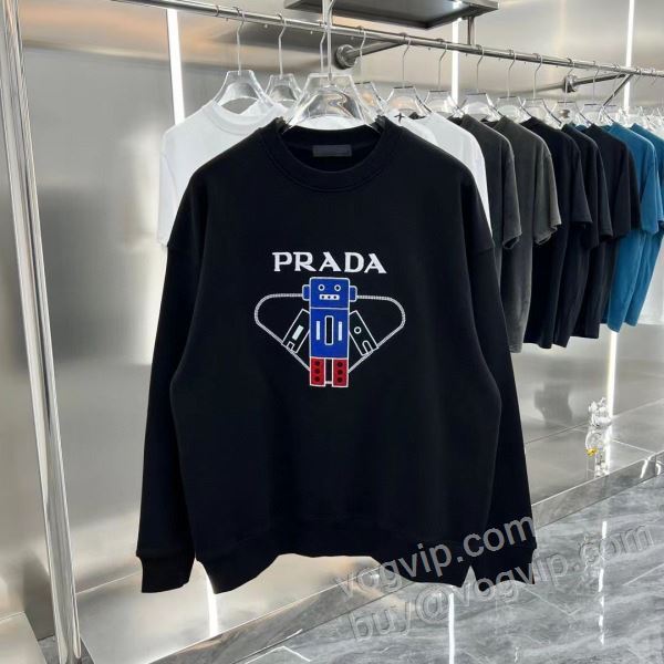 早くも完売している プラダ ブランドコピー 2026お得人気セール WTPR033 プルオーバーパーカー 2色可選