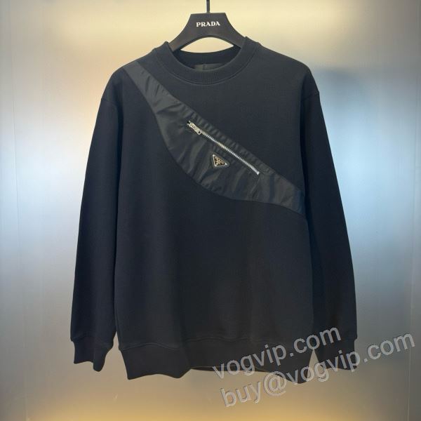 2026爆買い格安 プラダ PRADAスーパーコピー WTPR042 一番人気の新作はこれ プルオーバーパーカー 2色可選