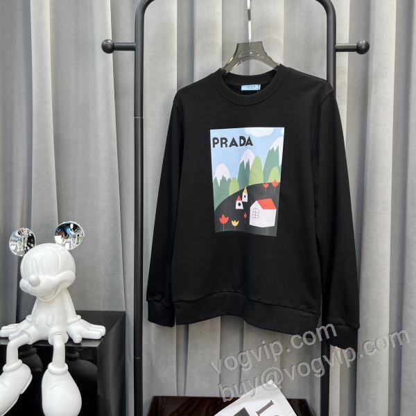 プラダ スーパーコピー 2026超激得高品質 WTPR046 プルオーバーパーカー 2色可選 もっとも高い人気を誇る