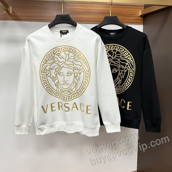 ヴェルサーチ ブランドコピー 2026年モデル入荷 WTVS001 入手困難！ プルオーバーパーカー 2色可選