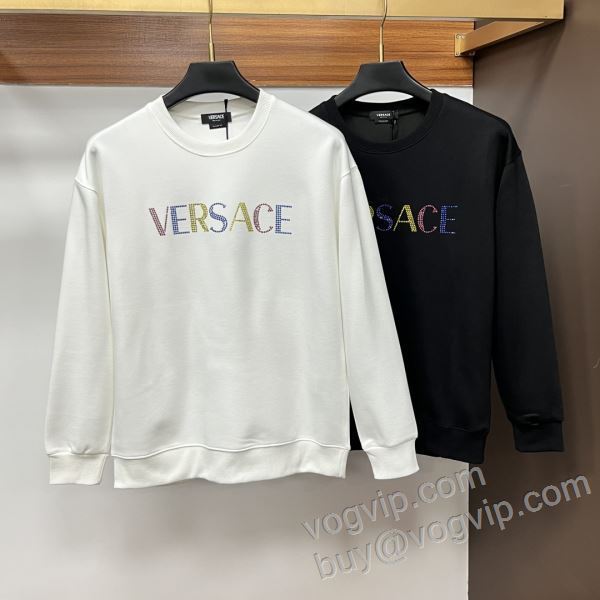 数に限りがある ヴェルサーチ ブランド 偽物 通販 2026春夏季超人気 WTVS005 プルオーバーパーカー 2色可選