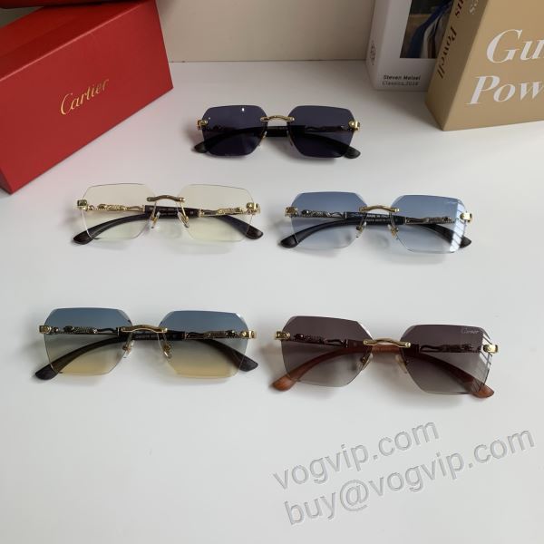 魅力ファッション メガネ サングラス カルティエコピー ブランド 2026年モデル入荷 YJCAR004 5色可選